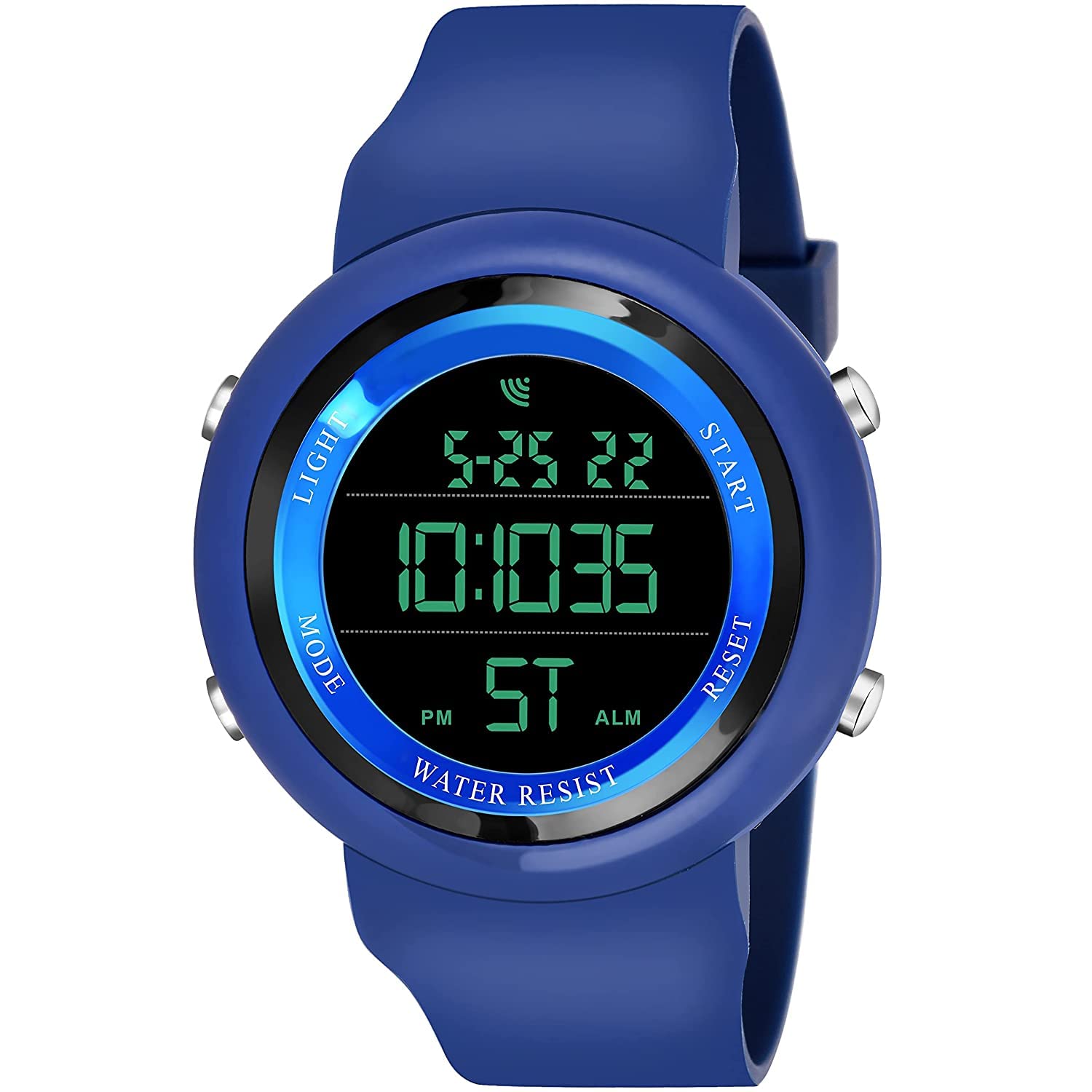 Emartos Digital Day and Date Multifunction Watch for Men and Women(Blue) (B0BNLDQGFJ) Amazon Price History, Amazon Price Tracker