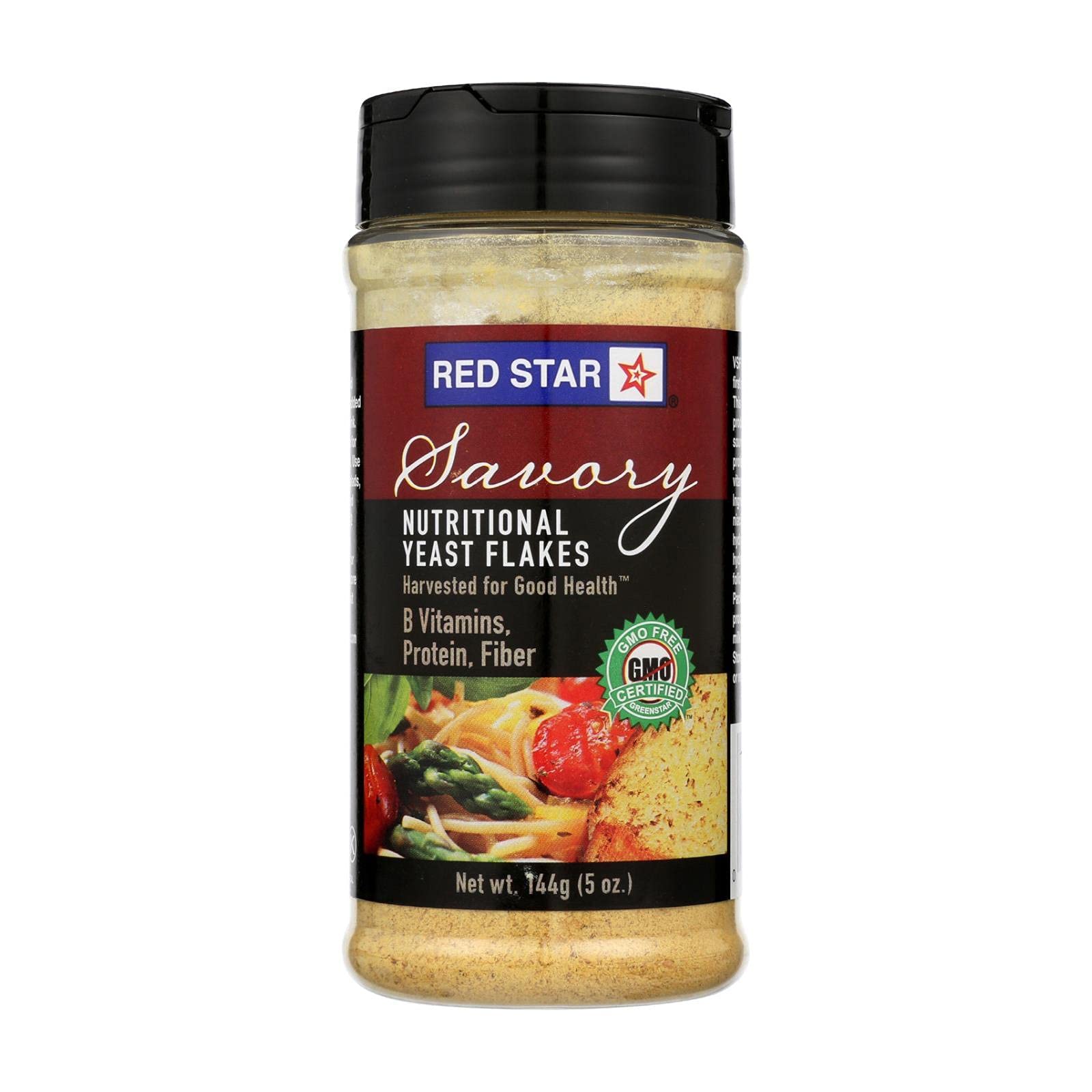 Red Star Yeast Flake Nutritional Shaker Jar, 5 oz (Pack of 6)