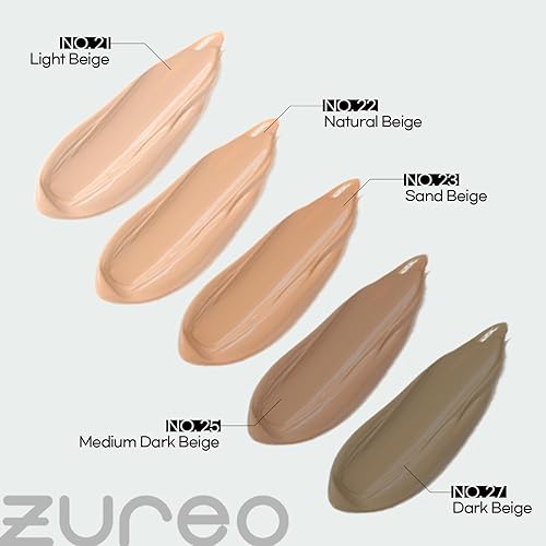 Miniatura 3 de Cojín de vitamina BB brillante (#25 beige medio  0.45 onzas  0.46 oz)  Base de cojín hidratante coreana con vitamina C, E, B3, B5, B6