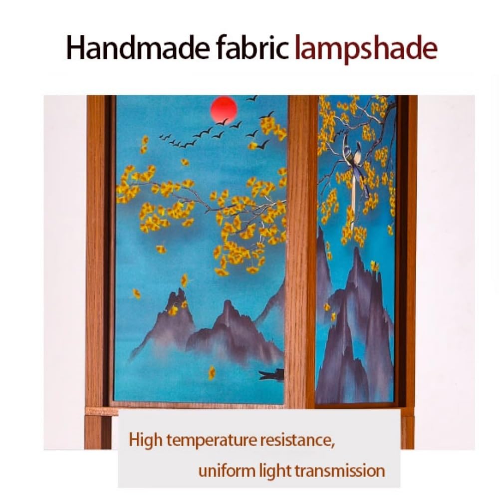 Lampada da Terra Moderna con mensola, Paralume e Lampadina a LED, Lampada da Terra con mensola espositiva, 3 Temperature di Colore, Paralume ad Alta Trasmissione Luminosa (D)