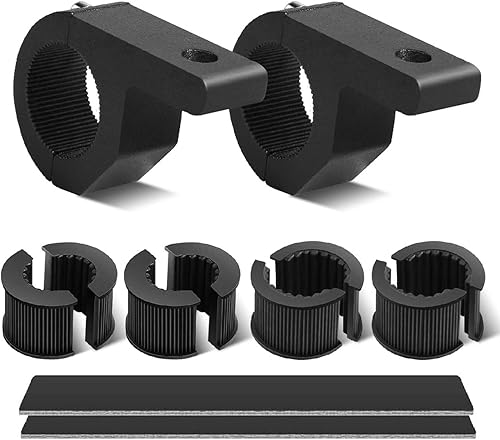 Soportes de montaje de barra de luz todoterreno, soporte de tubo de barra horizontal de luz LED, abrazadera de tubo para barras de toro de