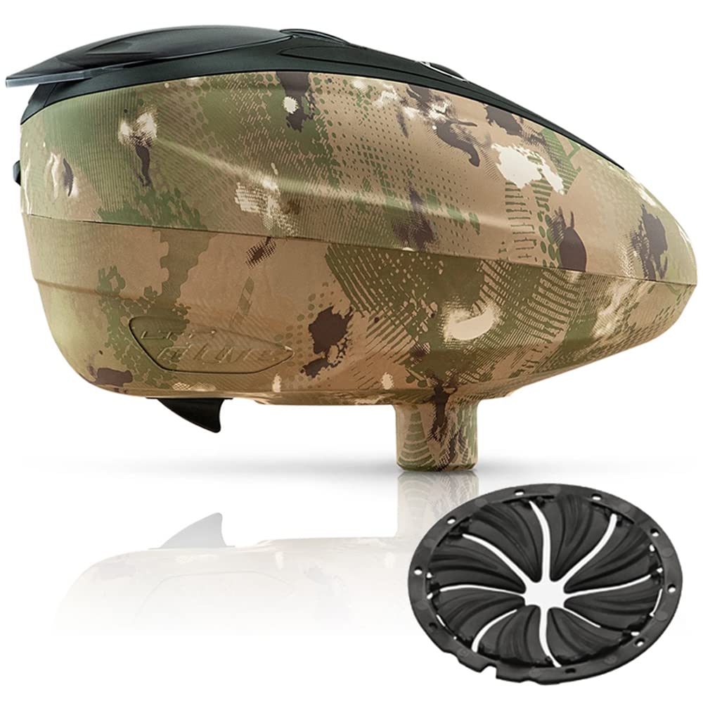 Dye LT-R Electronic Paintball Loader with Quick Feed - DyeCam with Black Quick Feed