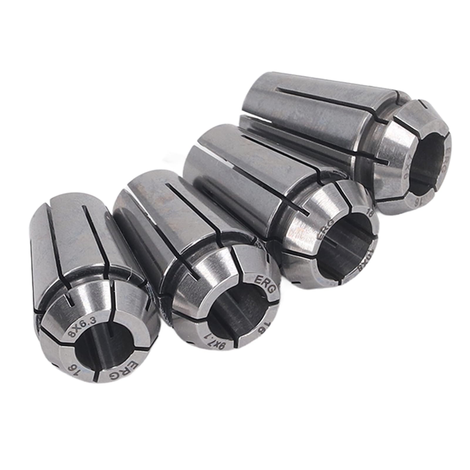 Pinza per Tornio Set in Acciaio per Molle ERG16 Pinza per Tornio 4 Pezzi Ad Alta Precisione per Alesatura Fresatura Alesatura su e Fresatrice