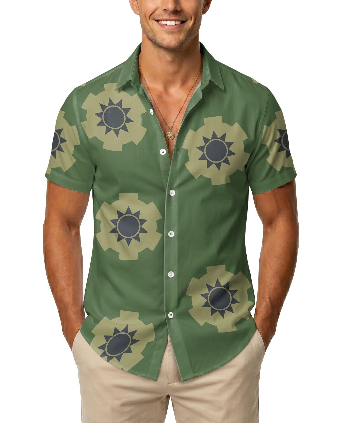 99TIMORO Funny Film Summer Button Down Shirt Men Short Sleeve Top