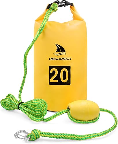 Obcursco Kit d'ancrage pour Jetski 2 en 1 - Sac de Sable pour Flotteur avec boué