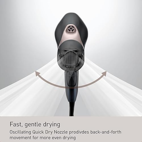 Miniatura 3 de Panasonic Nanoe Salon - Secador de pelo, boquilla oscilante de secado rápido, secadora con difusor, accesorios concentradores, 3 ajustes de calor de