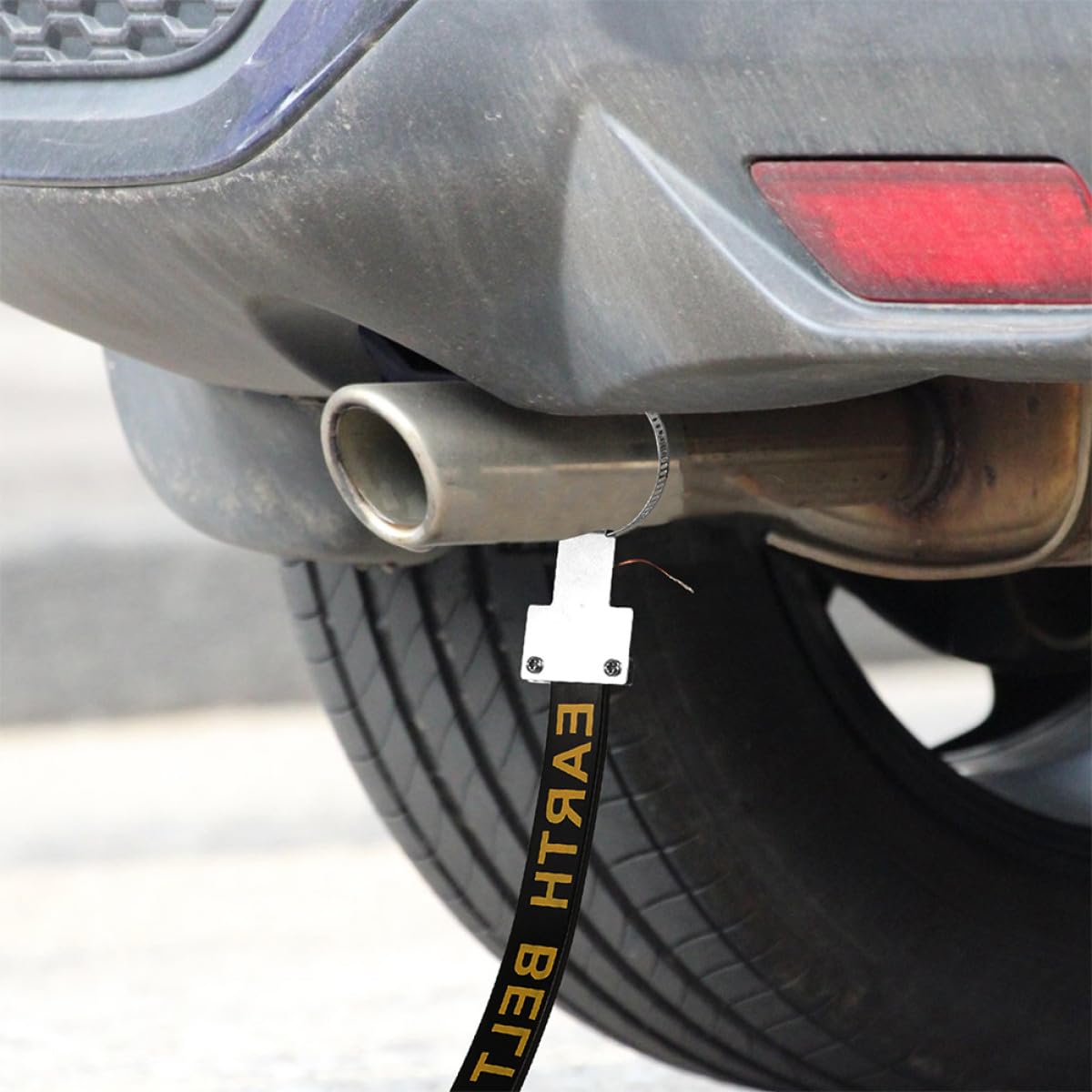 VALICLUD Courroie Antistatique Noire Suspendue pour Véhicule SUV Fil de Mise la Terre Statique Sangle de Décharge Électrique Accessoire Anti-électricité Statique pour Voiture et Camion