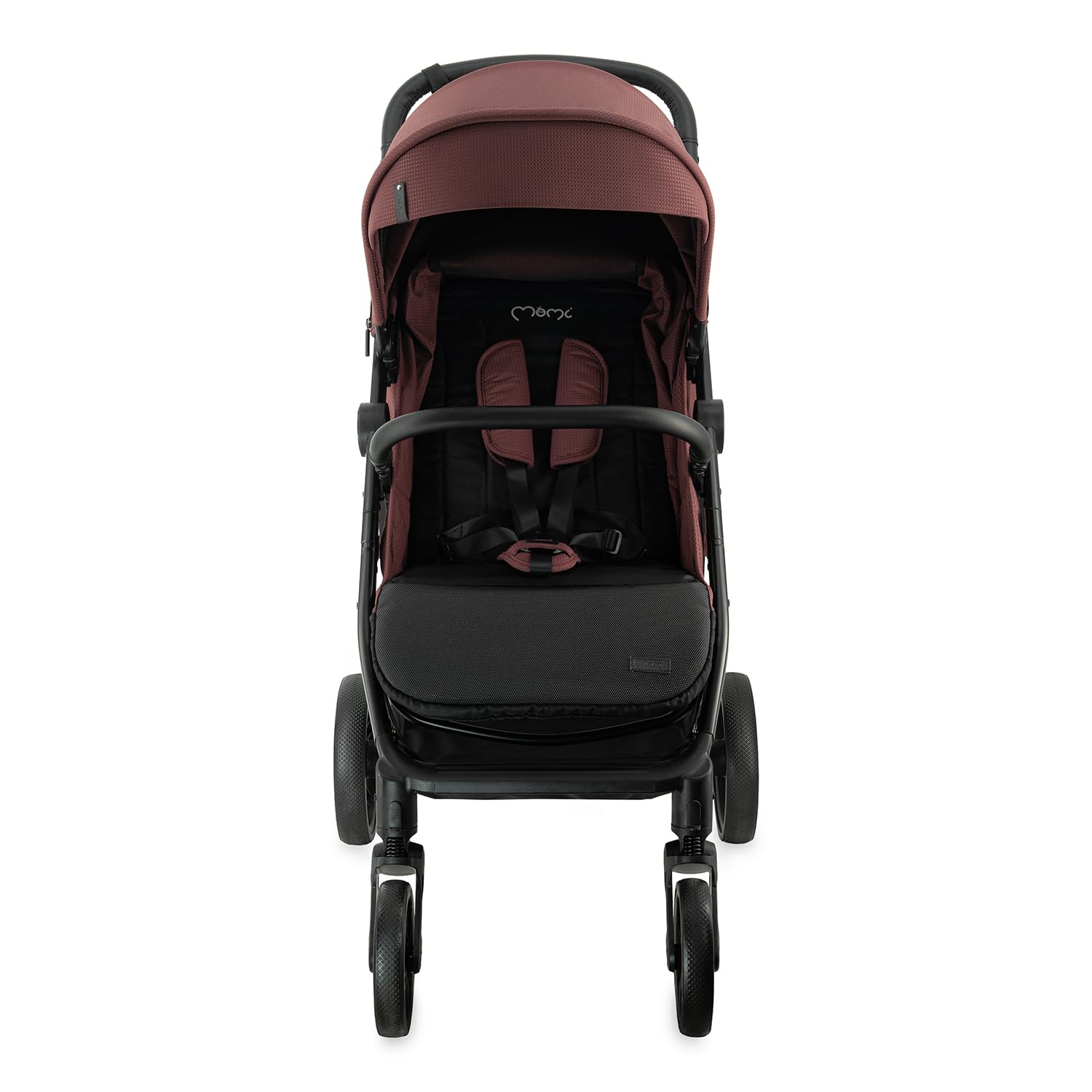 Il passeggino MoMi CLARA a partire da 6 mesi, fino a 22 kg di peso corporeo, cinture di sicurezza a 5 punti, coprigambe, portabicchieri, cestino per la spesa, borsa, zanzariera, telo parapioggia