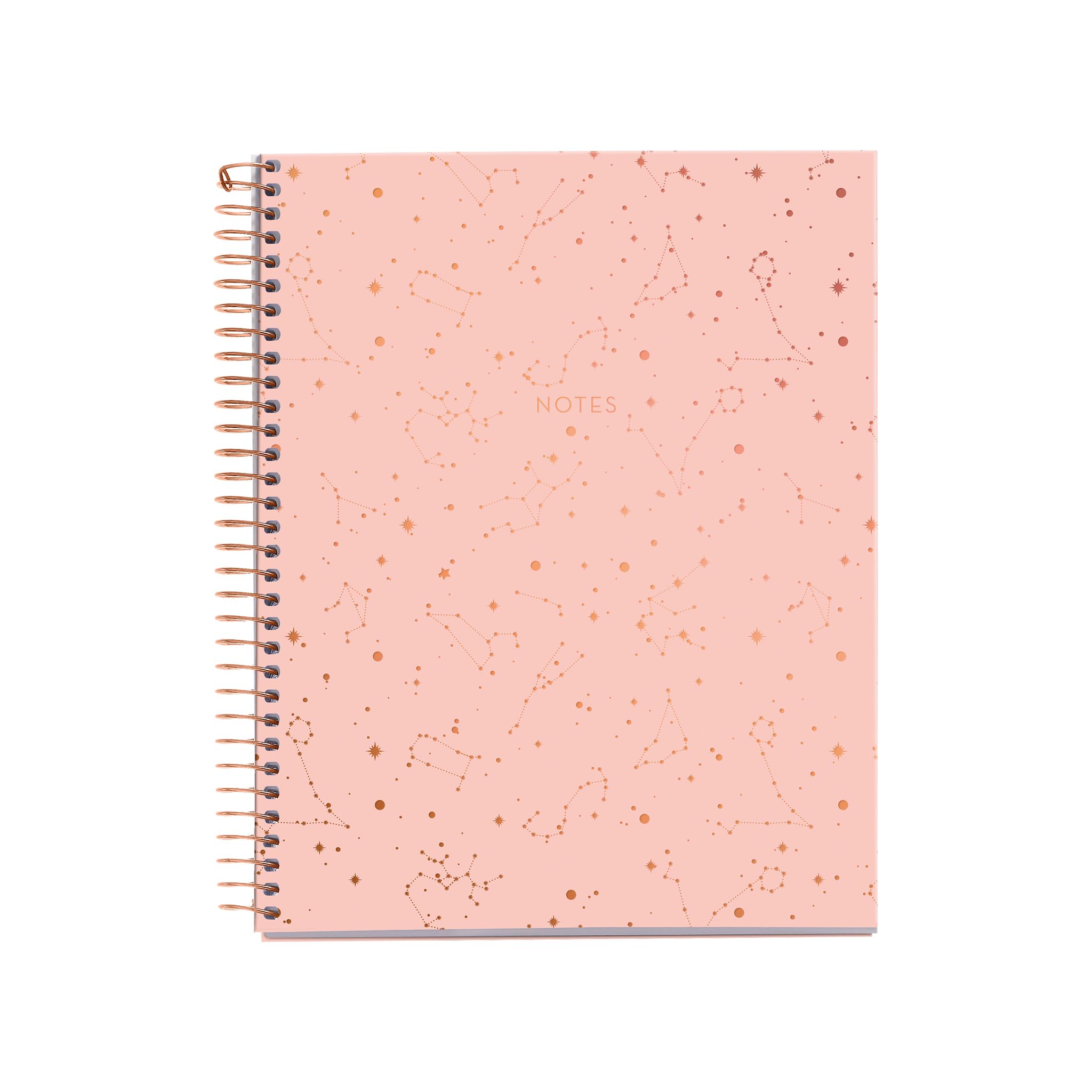 Miquelrius - Cuaderno A5, Tapa Dura, 120 Hojas Cuadrícula Interior, 4 Franjas de Colores, Diseño Constelación