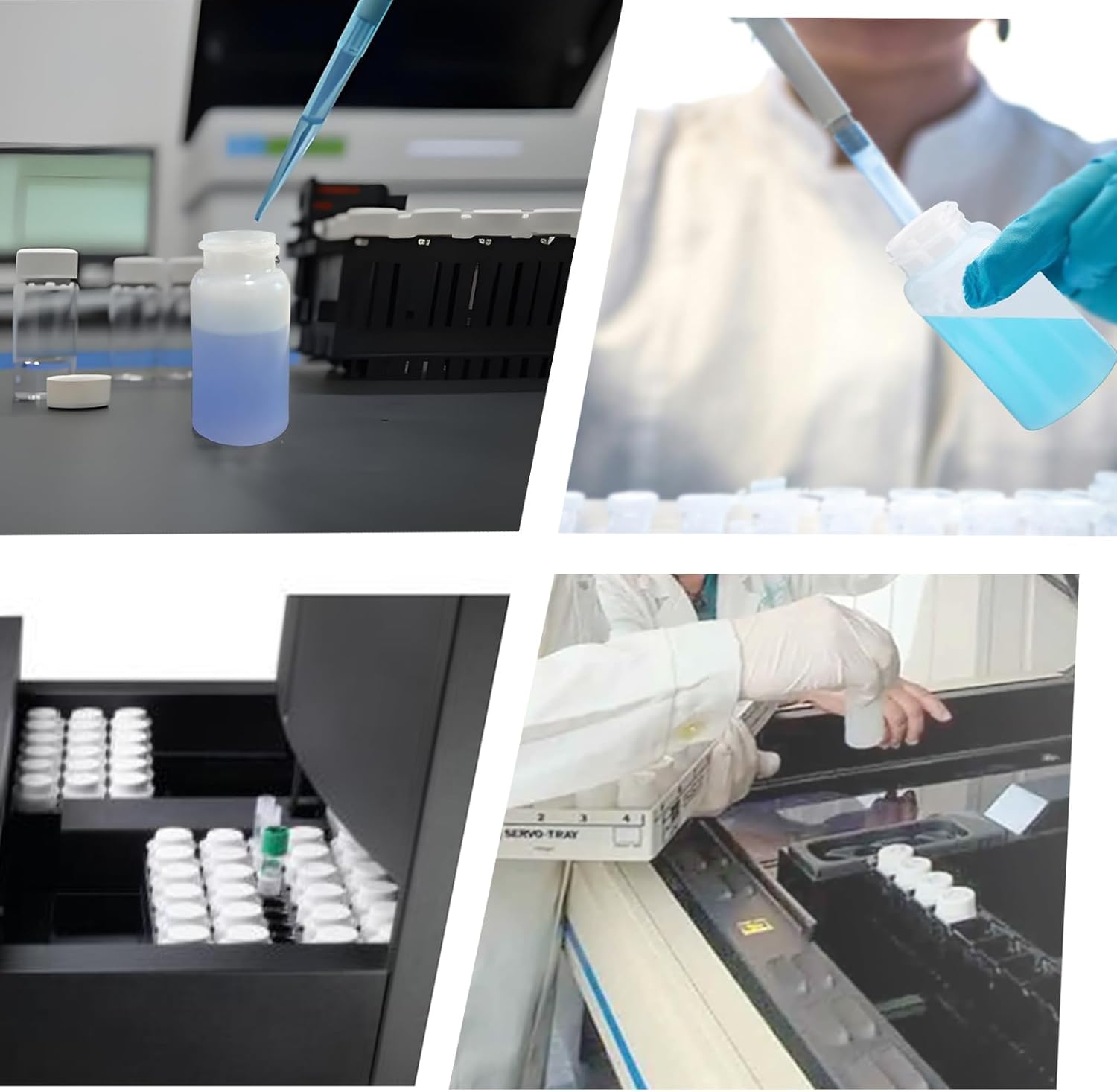 20ml HDPE Scintillation Vial, Liquid Scintillation Counting Vials, 22-400 White Screw Cap, Polypropylene caps and Silver Aluminum Foil Liner(Pack of 100)