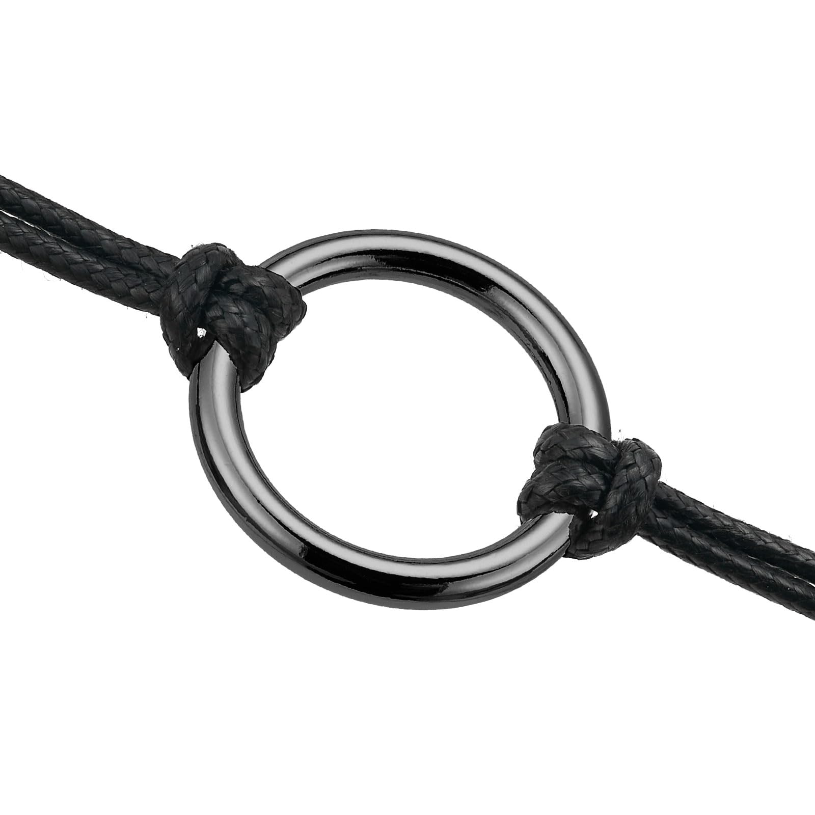 QIUTIMIY 15pcs Metal Seamless Welded O Rings,Multi-Purpose O-Ring Hardware for Crafts Dog Collar Macrame Rings,Gunmetal 19mm - Image 3