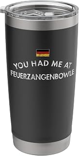 Feuerzangenbowle Traditional German Alcoholic Drink New Year Stainless Steel Insulated Tumbler