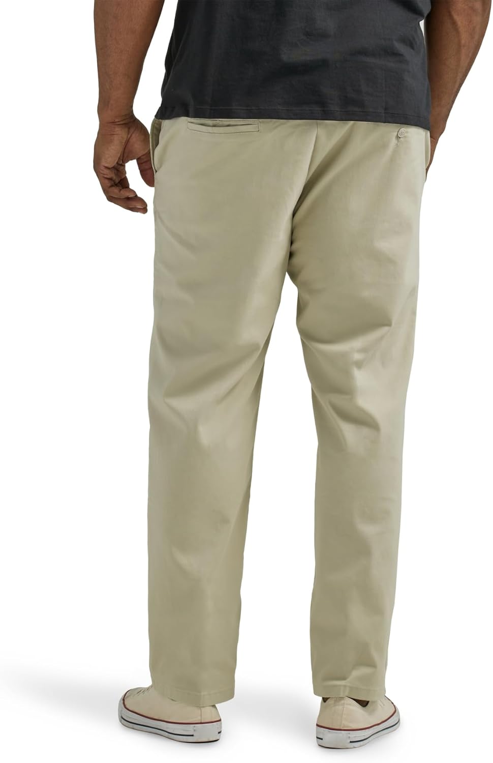 Lee Mens Big & Tall Extreme Motion Flat Front Regular Straight Pant - Image 2