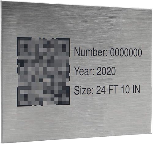 Etiqueta de cĂłdigo QR de acero inoxidable. Hecha para uso en interiores o exteriores. Ideal para conmemorativos, oficinas, almacenes y etiquetas de Etiqueta de cĂłdigo QR de acero inoxidable. Hecha para uso en interiores o exteriores. Ideal para conmemorativos, oficinas, almacenes y etiquetas de