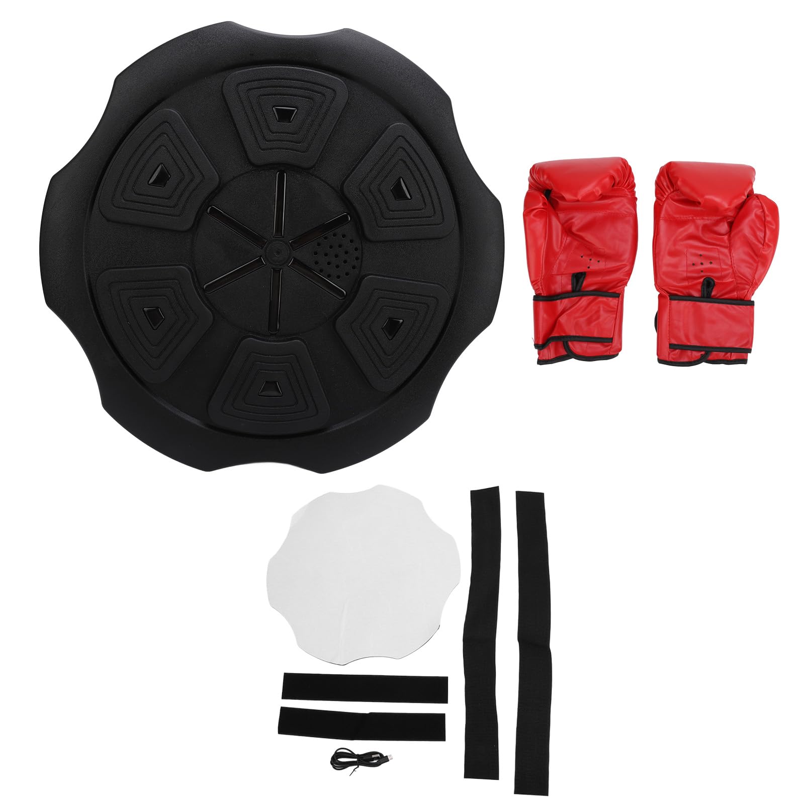 Obiettivo Regolabile in Altezza della Macchina da Boxe per Musica Elettronica per Allenamento Fitness Interattivo per Bambini e Adulti