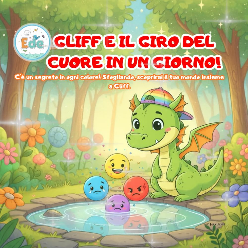 Gliff e il giro del cuore in un giorno!: C'è un segreto in ogni colore! Sfogliando, scoprirai il tuo mondo insieme a Gliff