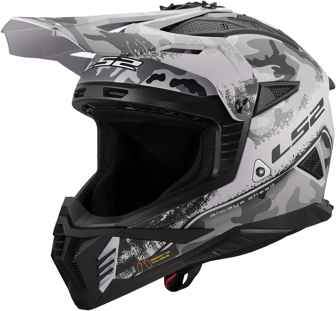 LS2 Helmets Gate II Full Face MX Motorcycle Helmet