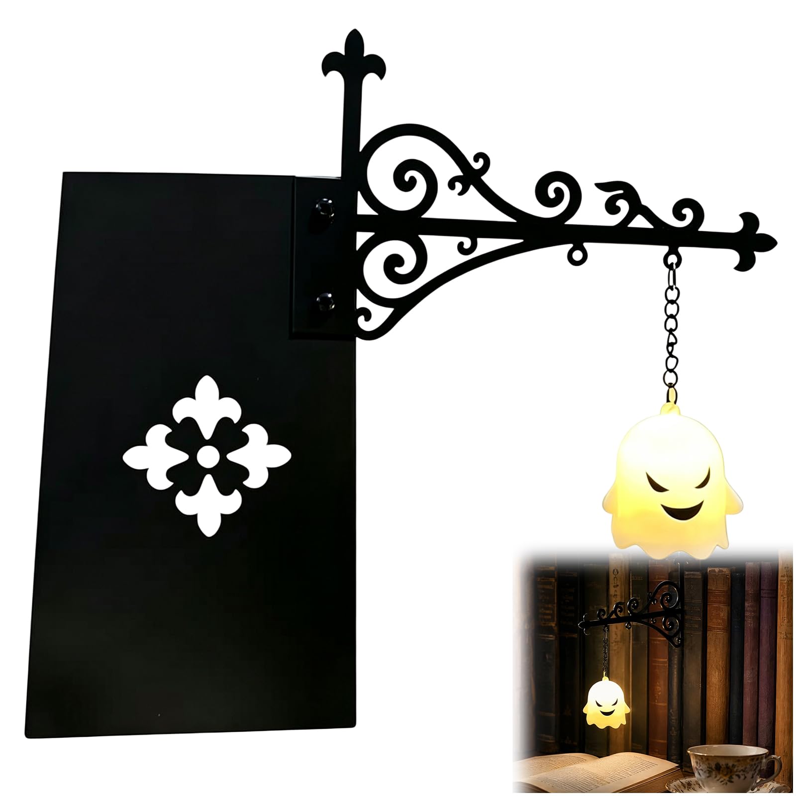 Library Lantern Book Shelf Nook Light | Nooklight for Bookshelf Lamp