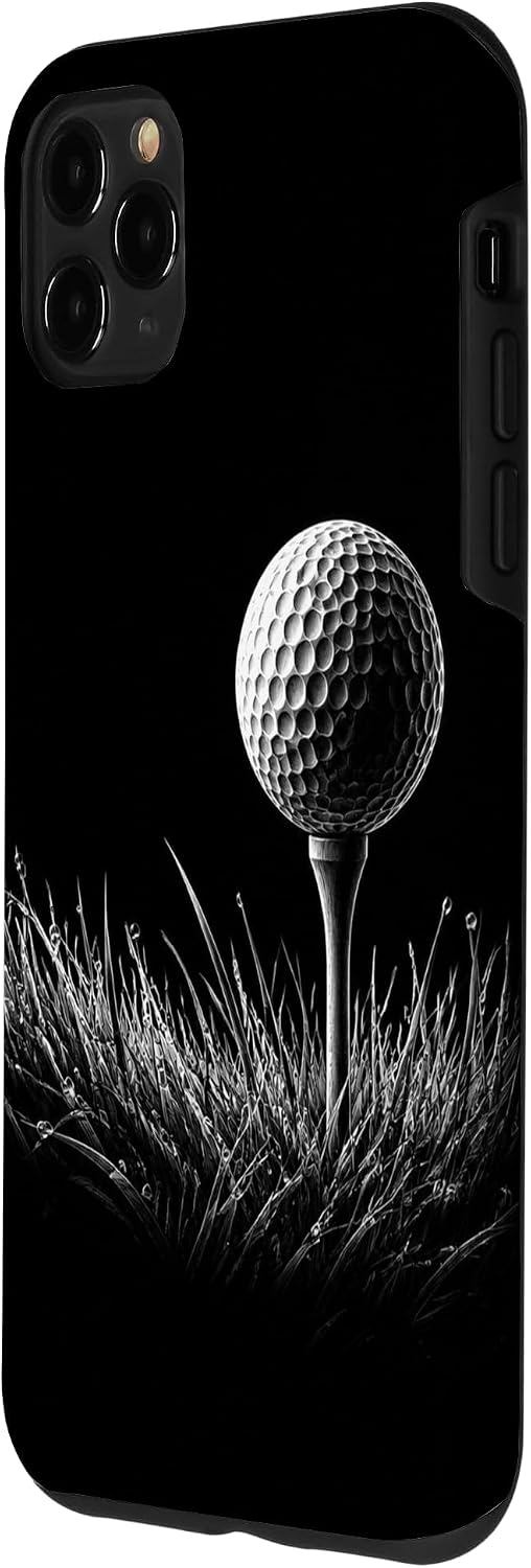 Golf Ball on Artwork Black and White Photography Case for iPhone 11 Pro Max image 2