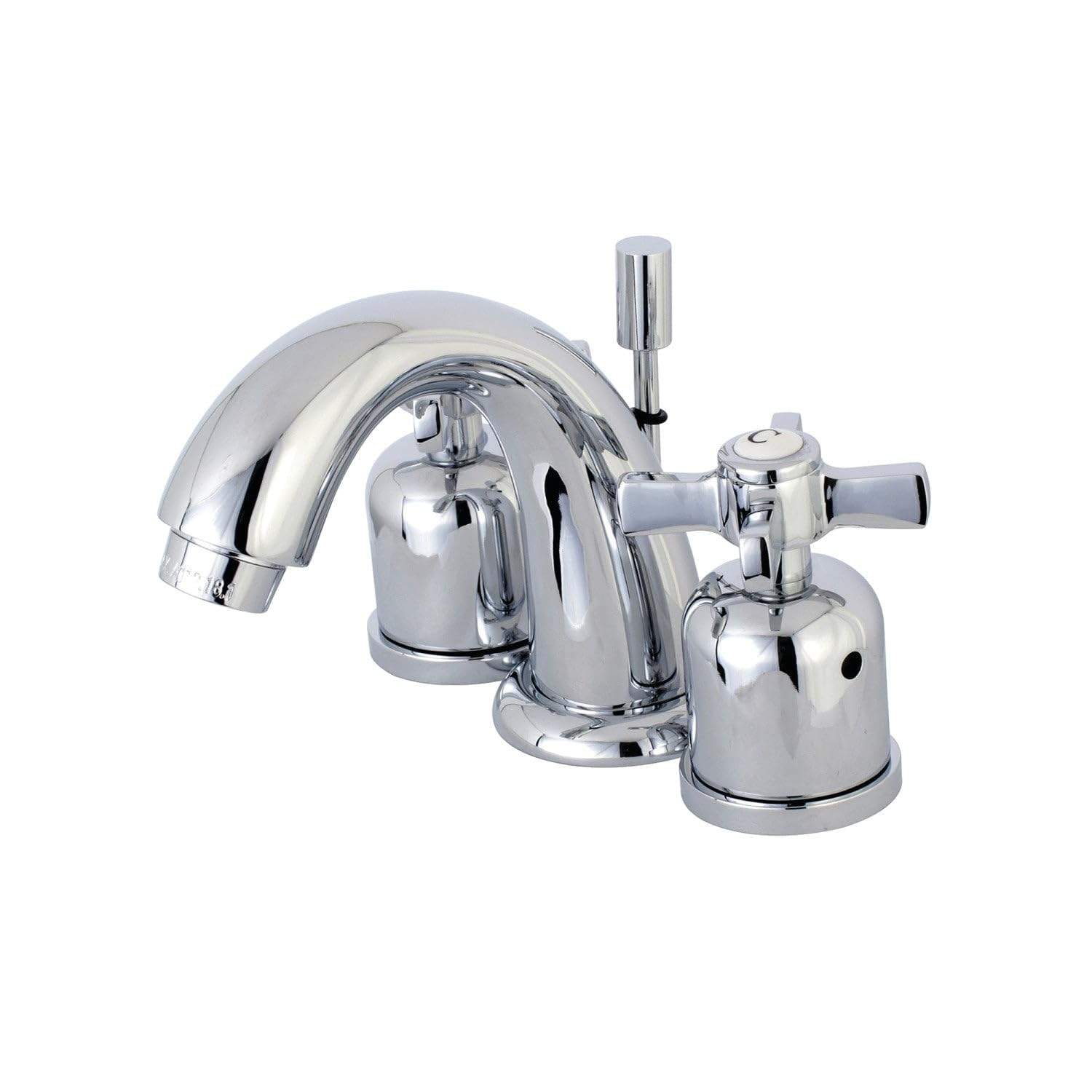 Kingston Brass KB8911ZX Mini Llave de Lavabo Generalizado con Pop-Up, Cromo Pulido