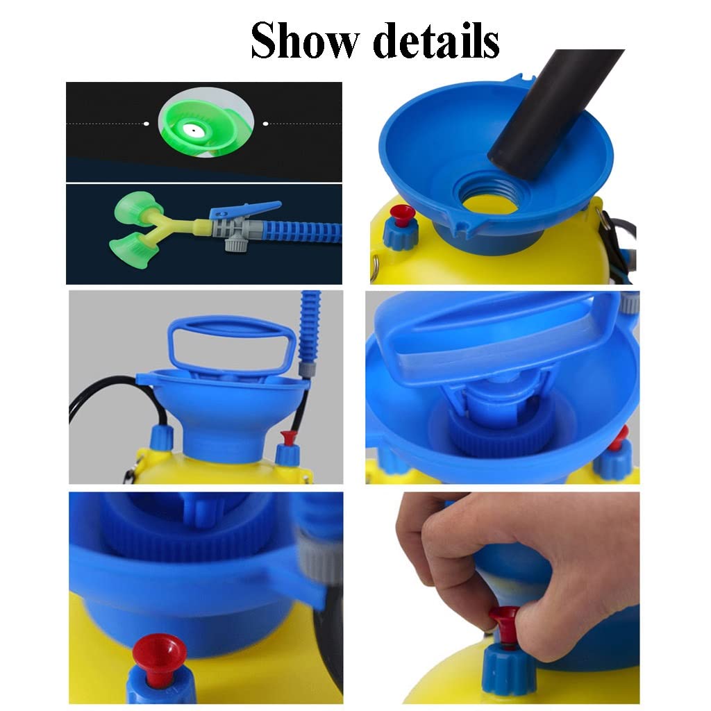 BBGS Portatile Lavaocchi di Emergenza, 5L Plastica Antisettico Dispositivo Lavaggio Occhi per Magazzino del Laboratorio