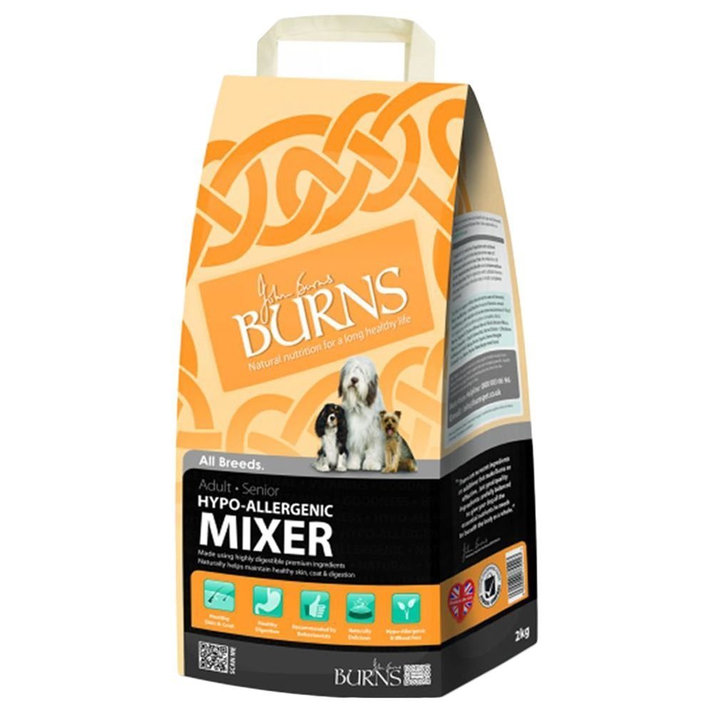 Burns Hypo-Allergenic Mixer Dog Food 2kg - 4 packs