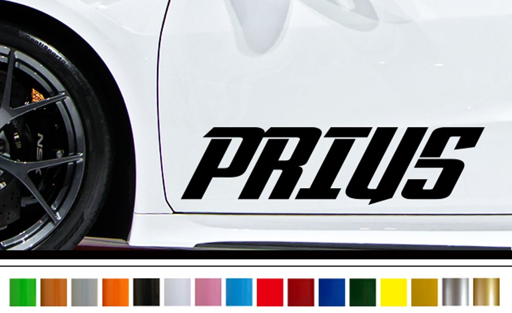 Amazon.co.jp: プリウスカーサイドステッカーca1□ PRIUS 車用バイナル 
