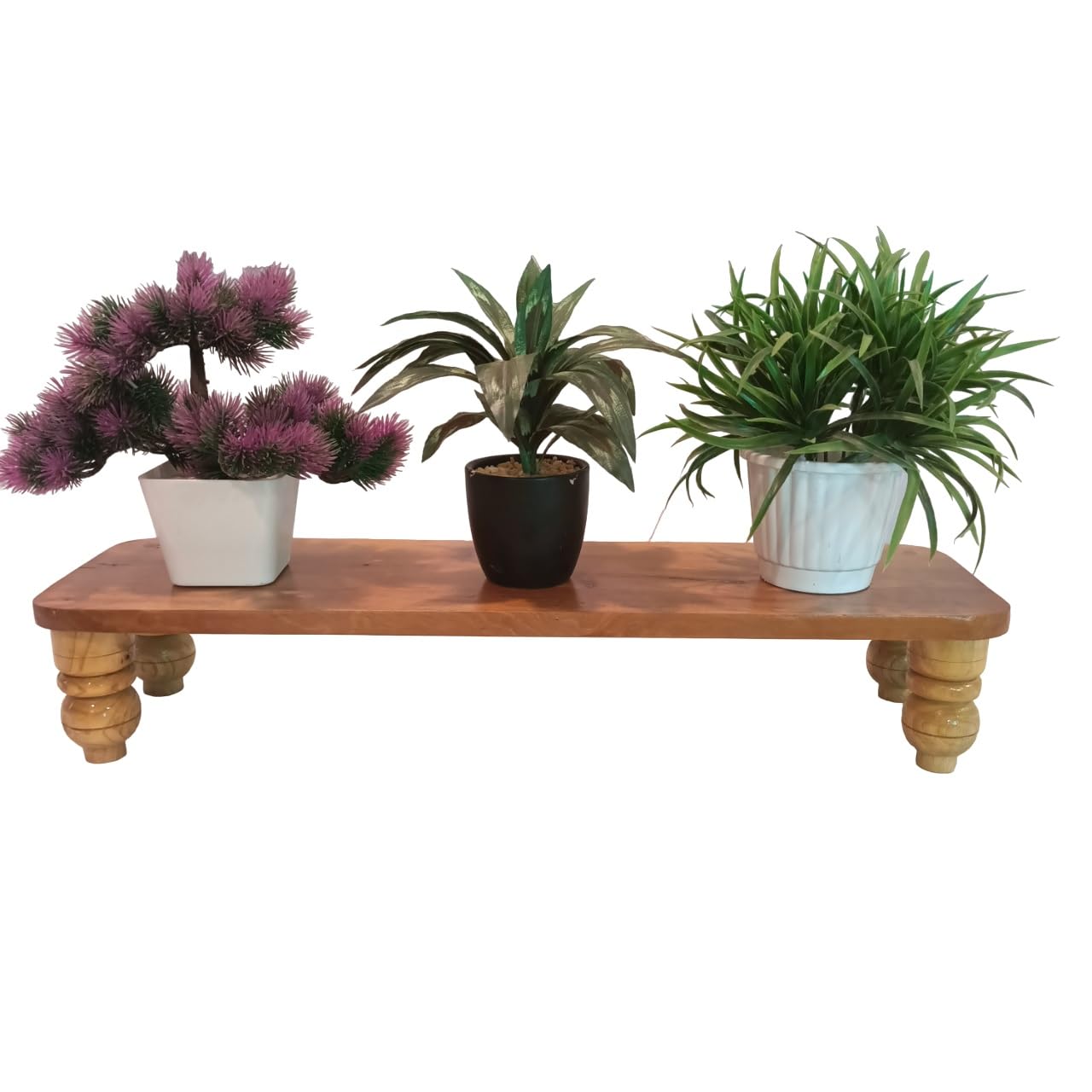 Teakwoodkarts Acacia wood Garden Indoor outdoor Planter/Flower Pot/Statues/Fingurine Stand (L23 xB/D6.5 xH3,15MM Top) TWK_GF023 (B0C1C527M9) Amazon Price History, Amazon Price Tracker