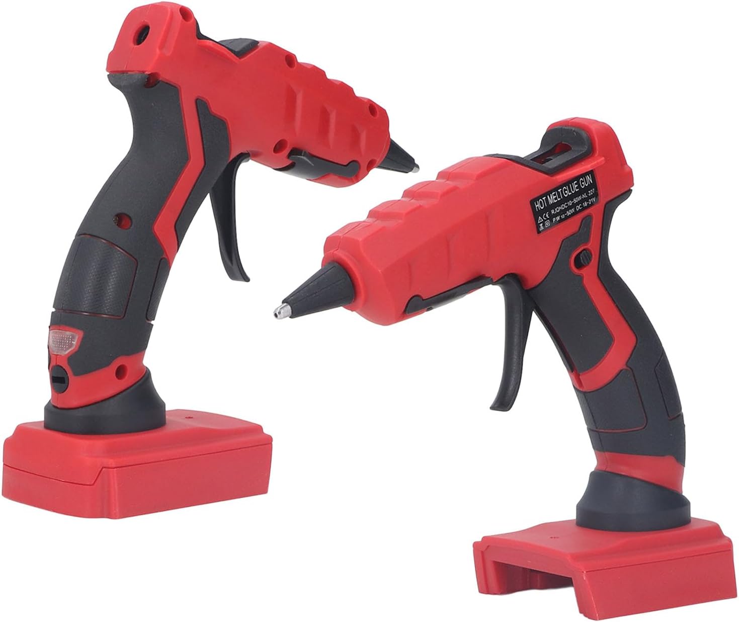 Cordless Hot Glue Gun Fast Preheating Insulated Nozzle Hot Melt Glue Gun with 30PCS Stick for DIY