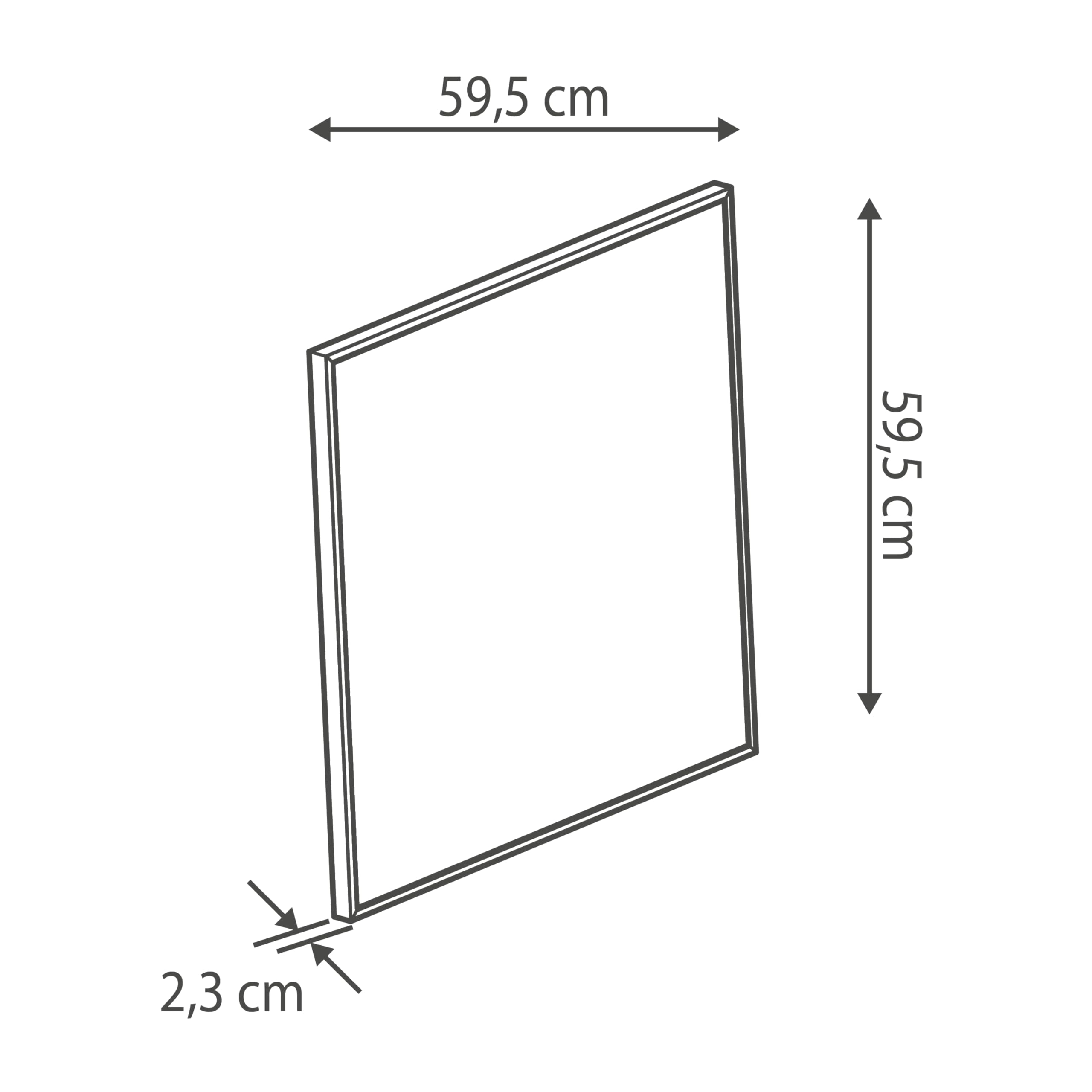5er Set LED-Deckenpanel GDANSK - 42W, 5800 Lumen, 4000K, Dimmbar - Für Bis Zu 70m²