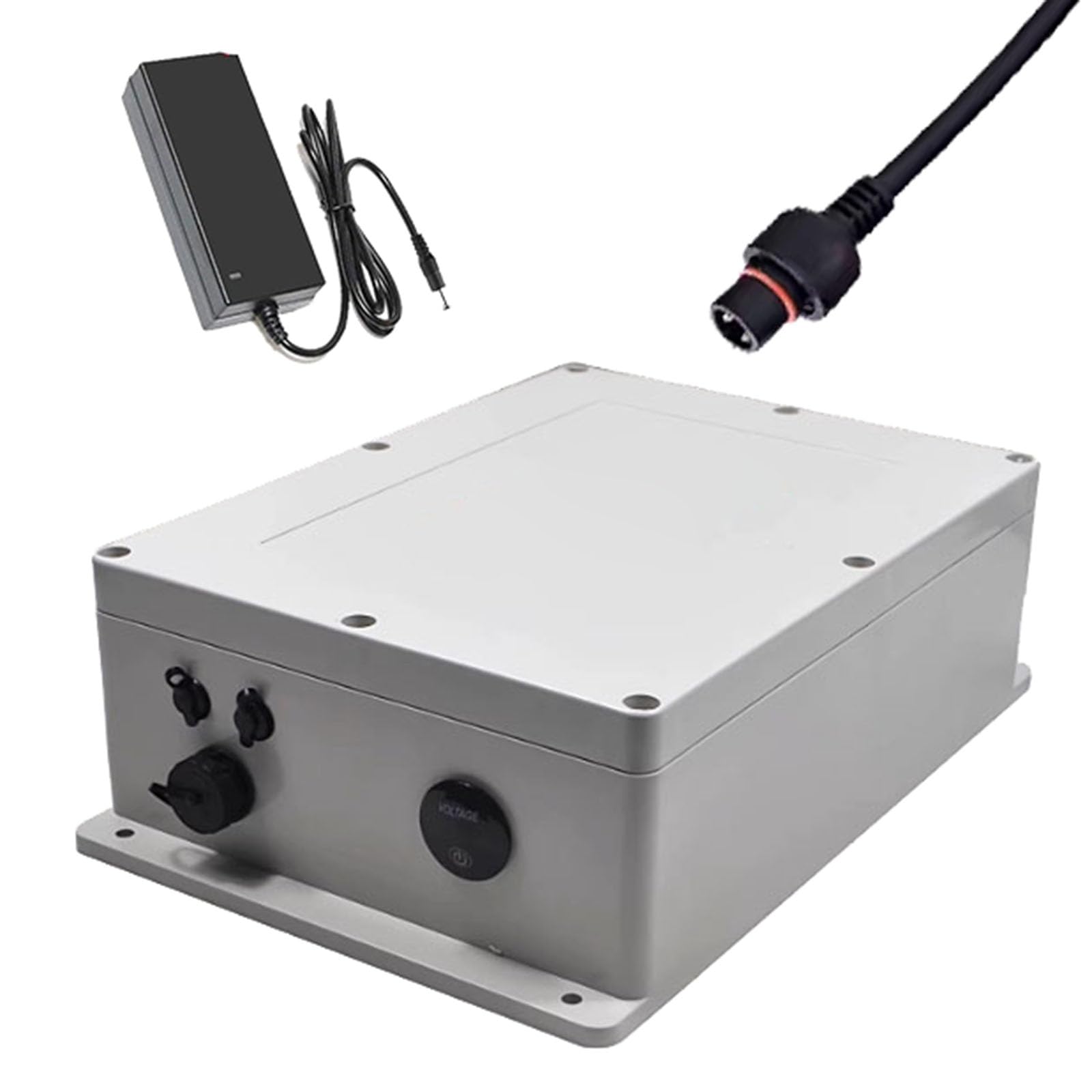 Batterie Lithium-Fer-Phosphate 24 V Portable pour extérieur, 6 Ah, 12 Ah, 24 Ah, 36 Ah, 42 Ah, 54 Ah, 60 Ah, Batterie Externe pour Tondeuse à Gazon/énergie Solaire/Enceinte