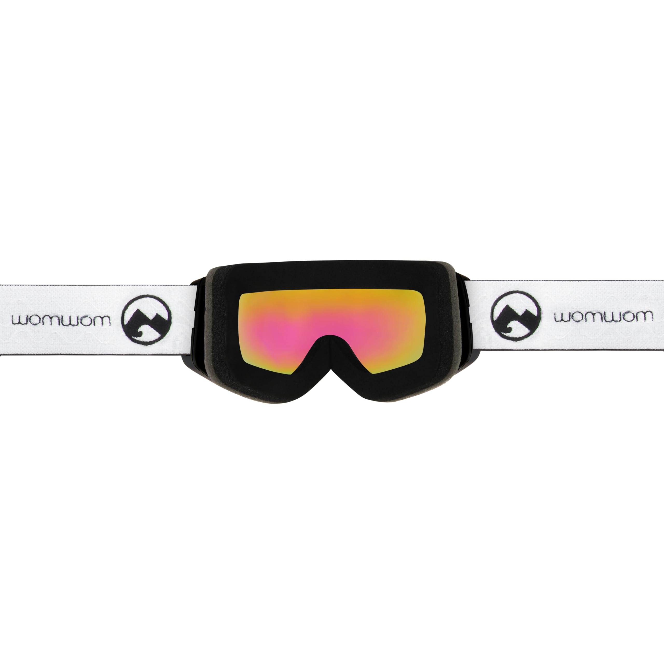 MowMow GRAVITY Skibrille – Gratis Bonuslinse – Magnetisch – ECO: Rahmen aus Bioharz & recycelt – UV400 – Unisex (Rot, Gelb)