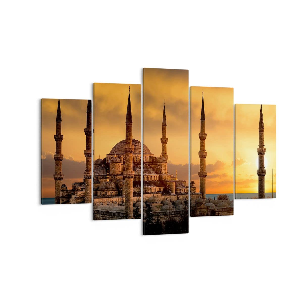 ARTTOR Impression sur Toile Moderne 150x100 cm Architecture Villes - 2846