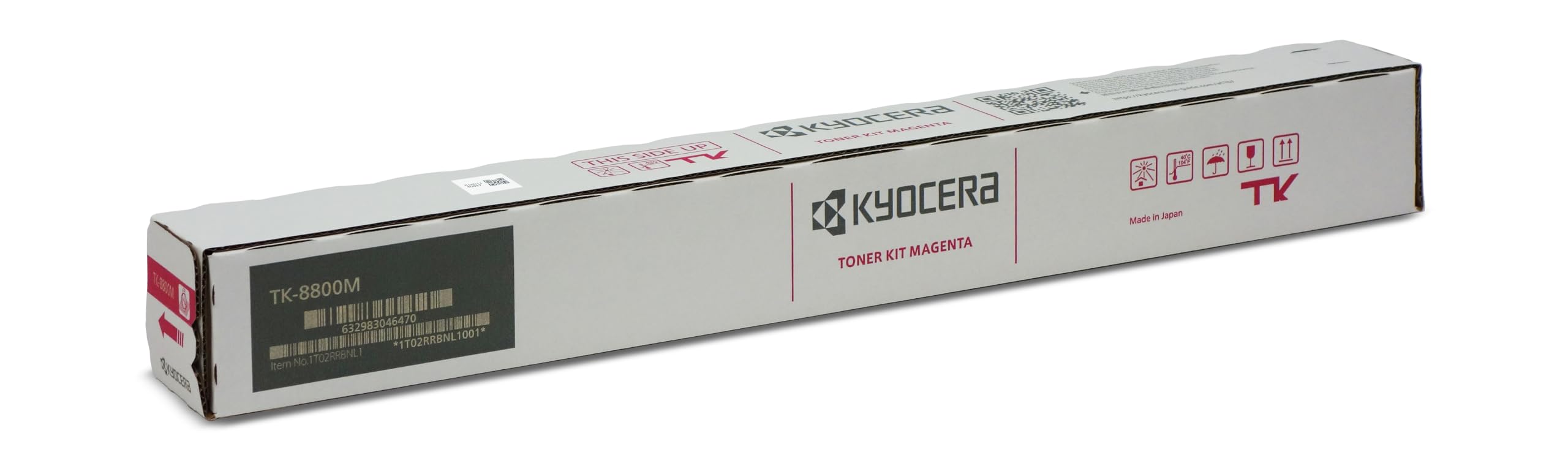 Kyocera TK-8800M Toner Drucker Magenta. Original Tonerkartusche 1T02RRBNL0. Drucker Toner kompatibel für ECOSYS P8060cdn. Druckertoner für bis zu 20000 Seiten