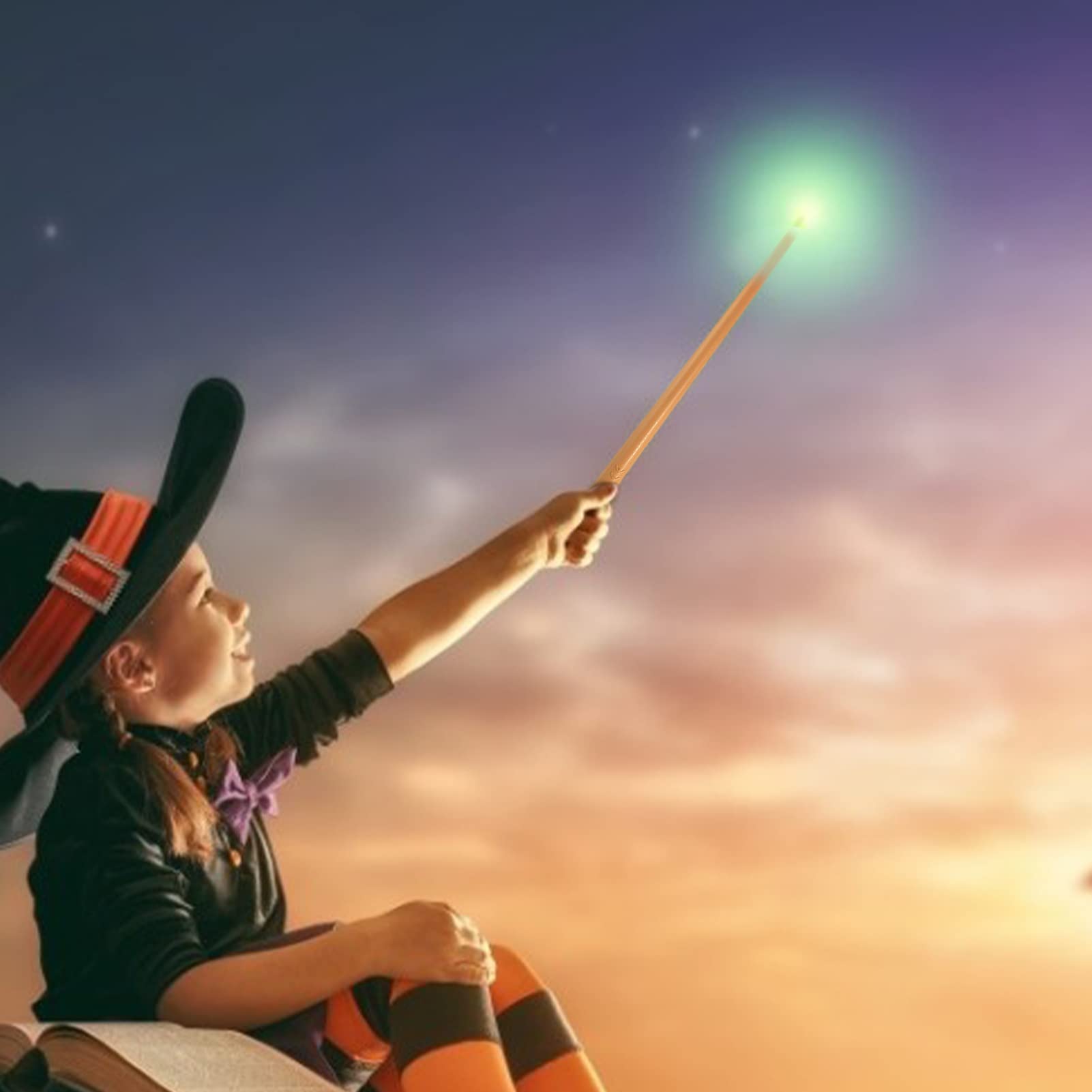 Amazon.co.jp: 魔法の杖 ハリーポッター 杖 光る、ニワトコの杖