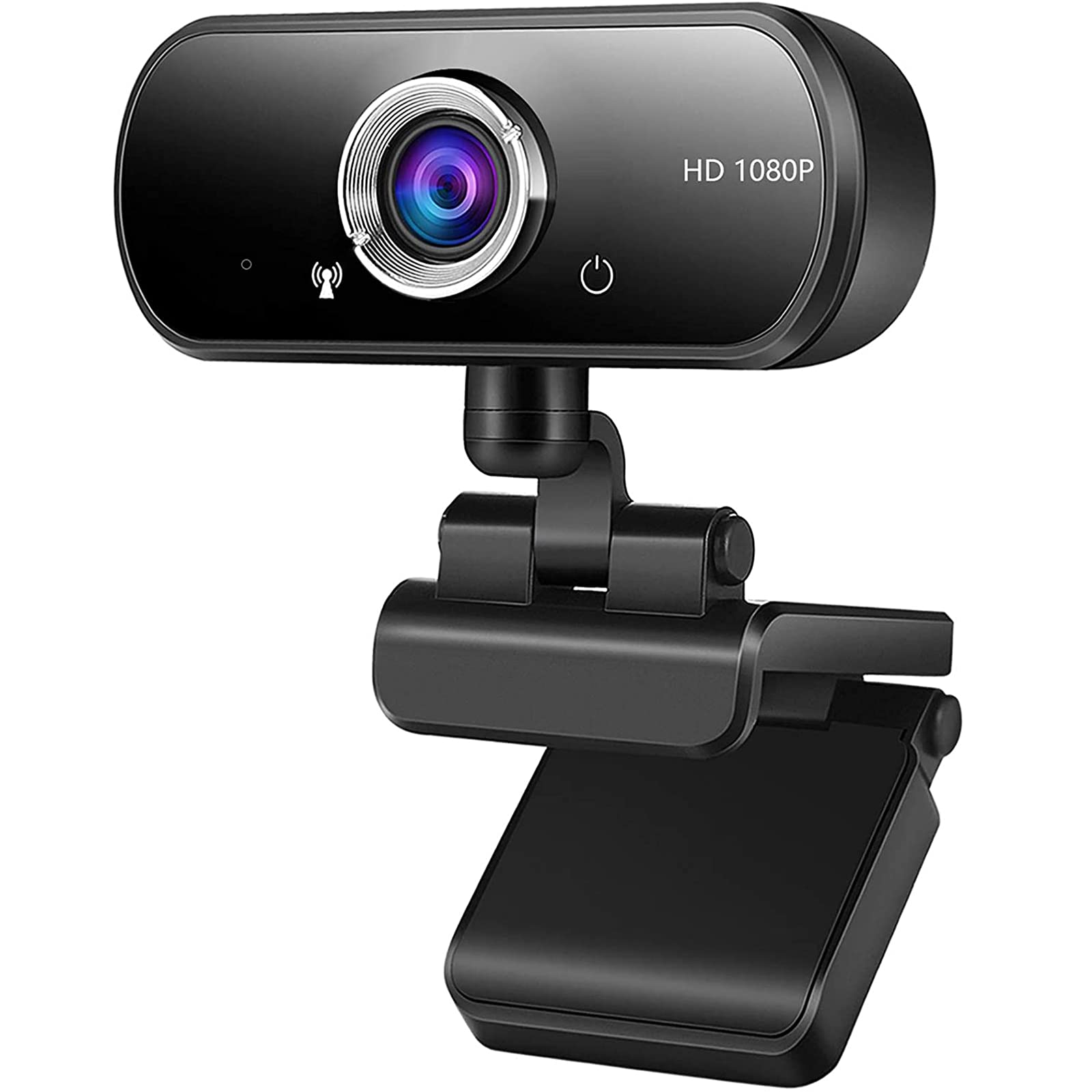 Kdely Webcam with Microphone, Full HD 1080P Video Gaming Computer Camera Laptop Desktop Live Streaming USB Web Camera for PC Video Conferencing/Calling/Studying/Recording/Gaming/YouTube/Facetime