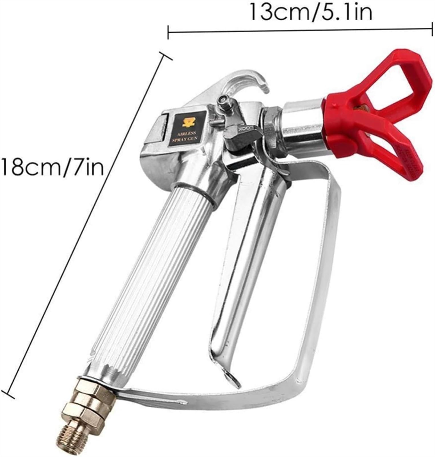 Zestaw aerografu 3600PSI wysokociśnieniowy airbrush farba w sprayu aerograf z osłoną dyszy opryskiwacz z pompą i bezpowietrzna maszyna natryskowa