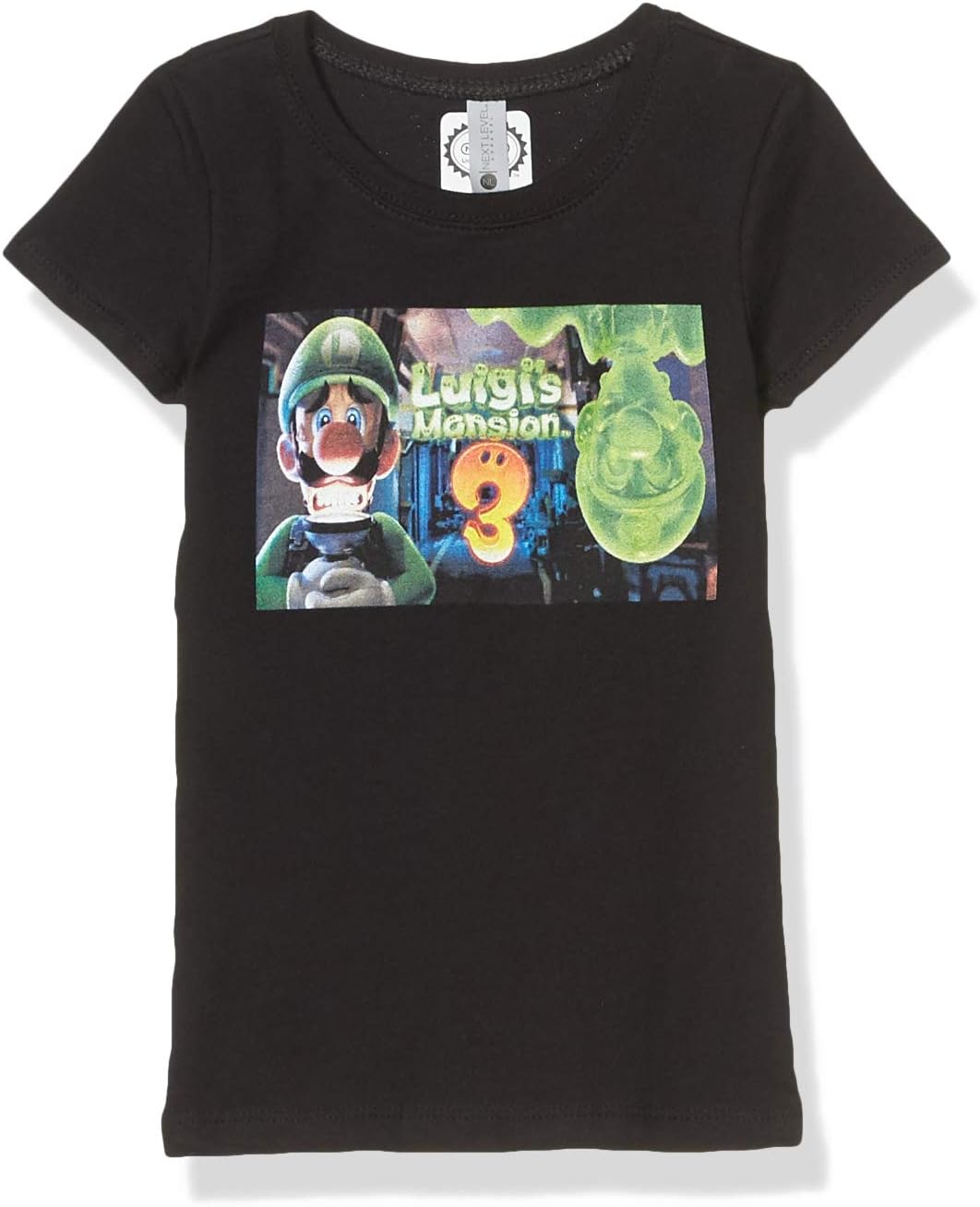 Women's 半袖 オーバーサイズド コットン Tシャツ ブラック | ニューエラオンラインストア 任天堂ガールズTシャツ US サイズ: Large カラー: ブラック