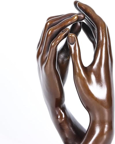 Miniatura 5 de Bronce La Catedral Manos Estatua por Rodin Réplica Famosa Escultura 8.5" H