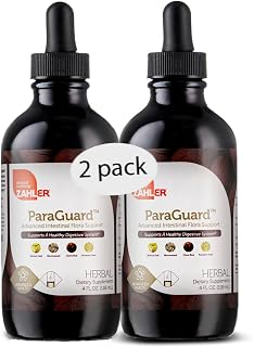 Zahler - ParaGuard Cleanse Liquid Drops - Gut Health Detox Supplement - Formula has Wormwood, Garlic Bulb, Pumpkin Seed, Clove & More - Natural Cleanse Detox for Humans - Certified Kosher (2 Pack)