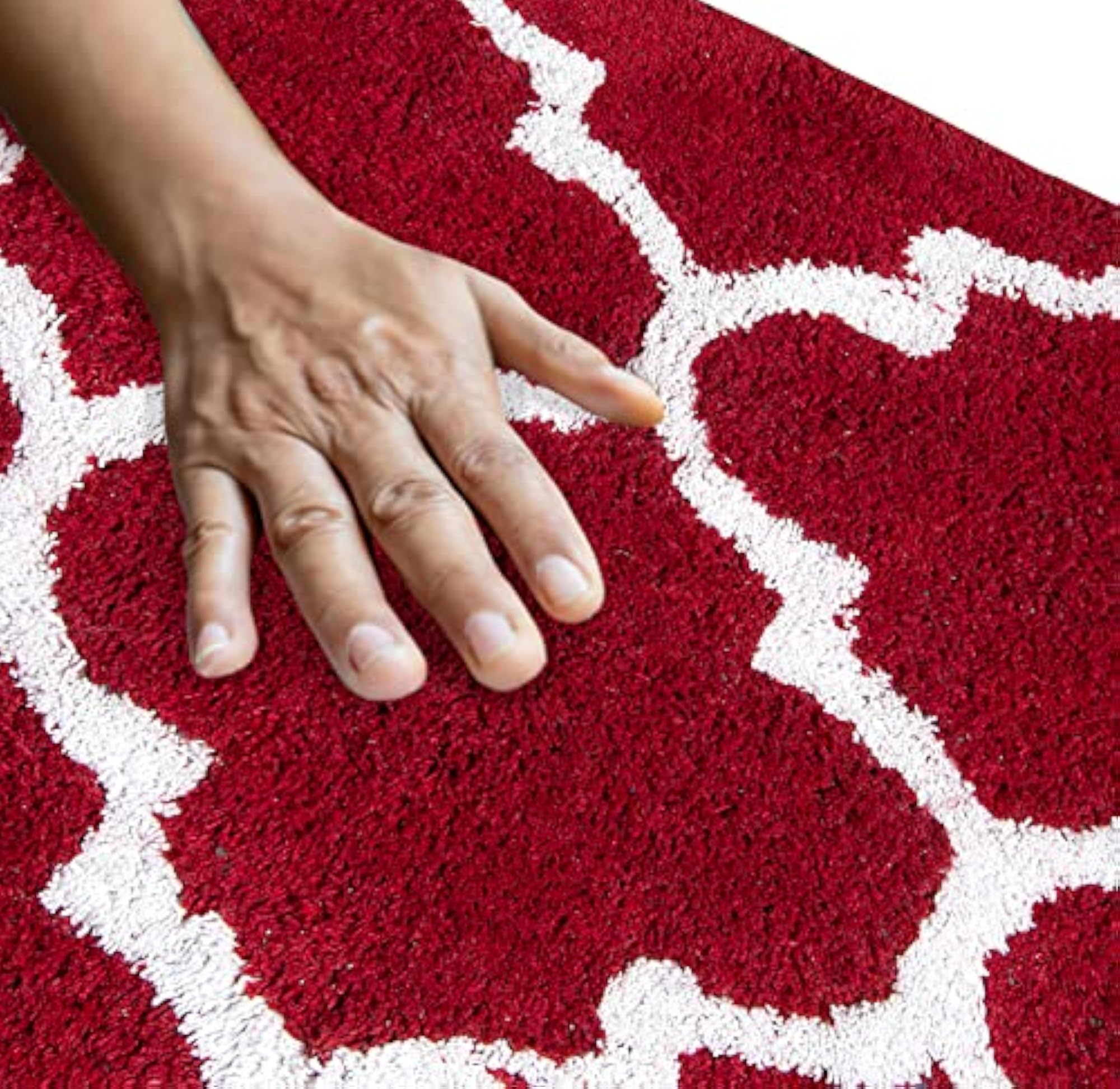2 Piece Bath Rug Sets, U Shape Contour Rug & Bathroom Rug