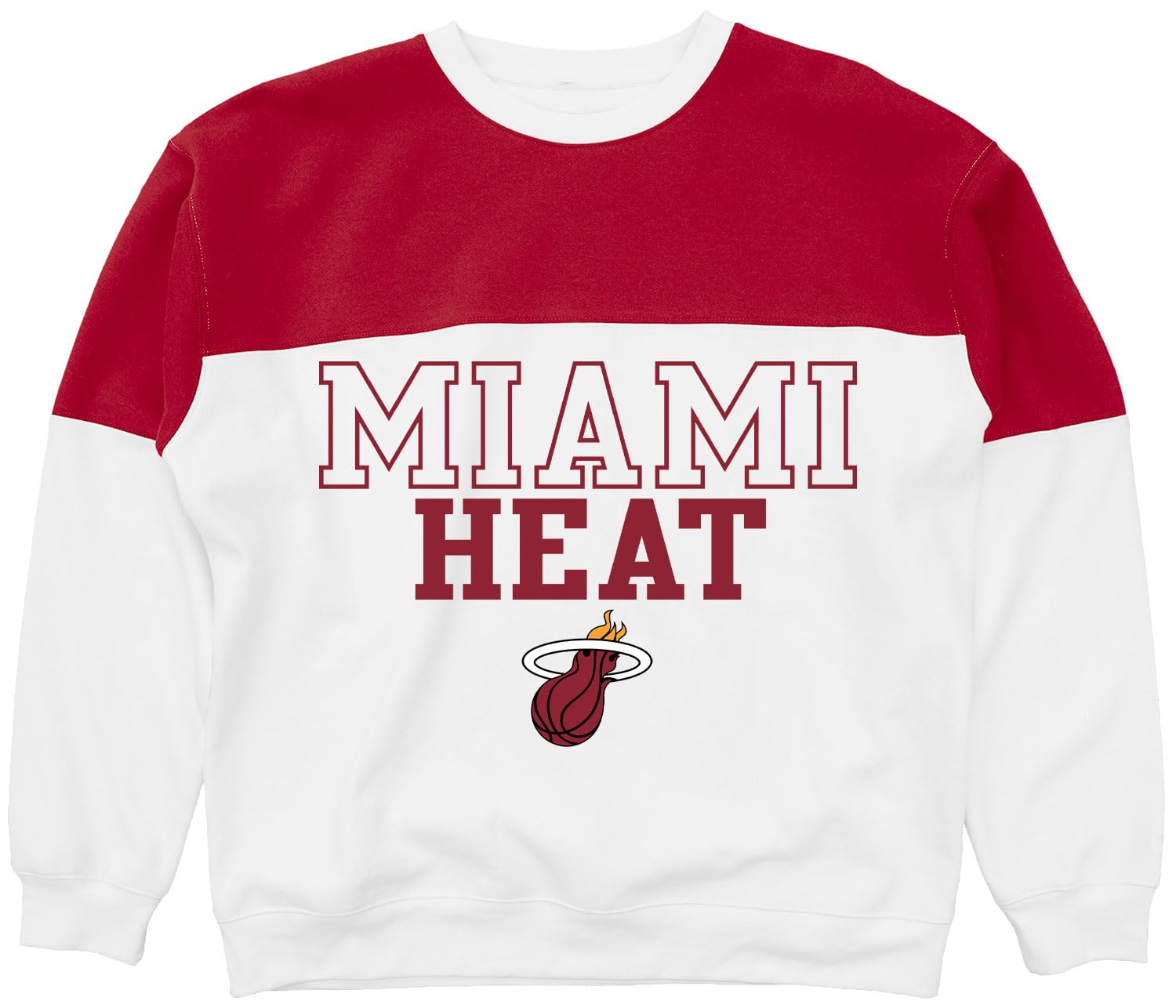 Blue 84 NBA unisex-adult Nba Officially Licensed Contrast Yoke Crewneck Sweatshirt