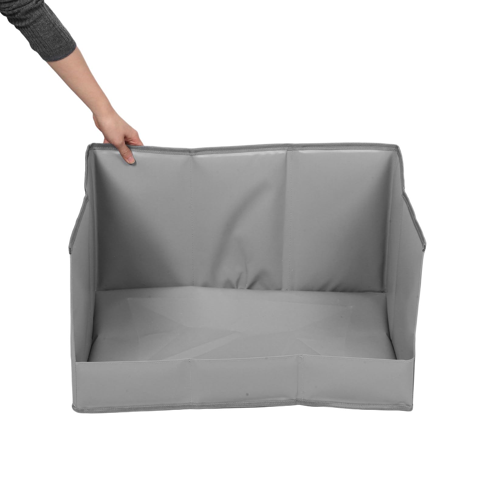 VALICLUD Enclos Pliable à Parois Hautes pour Toilettes de Petits Chiens, Pare-éclaboussures Étanche en Polyester, pour Usage Intérieur et Maison