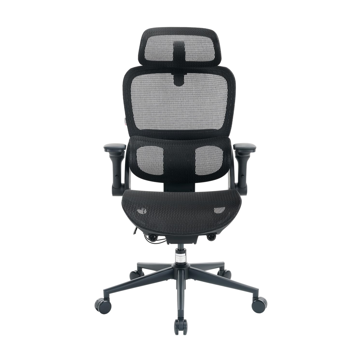 SIHOO SIHOO B300 PRO Ergonomic Office Chair, High Back Mesh Computer Chair with Wide Headrest, 6D Flip-Up Rotatable Armrests, Adaptive Lumbar Support, 135° Reclining Home Office Desk Chair, Soft Black