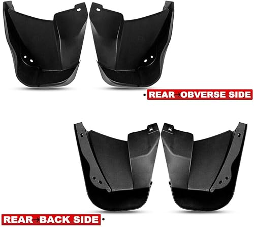 Miniatura 4 de Compatible con Honda Civic 1996-2000 Coupe Sedan 4 unidades de protectores contra salpicaduras delanteros y traseros