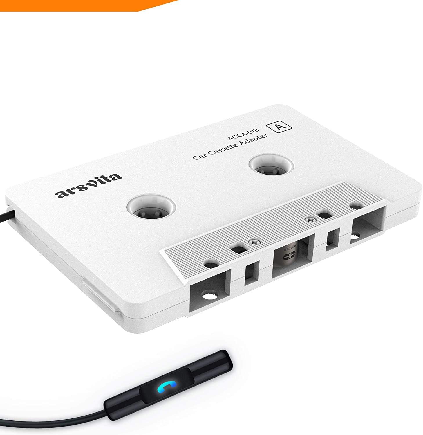 Arsvita Car Audio Bluetooth Cassette Adapter, Tape Player