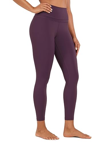 CRZ YOGA Naked Feeling I High Waist Yoga Pants - 10 - Grape Thistle Purple