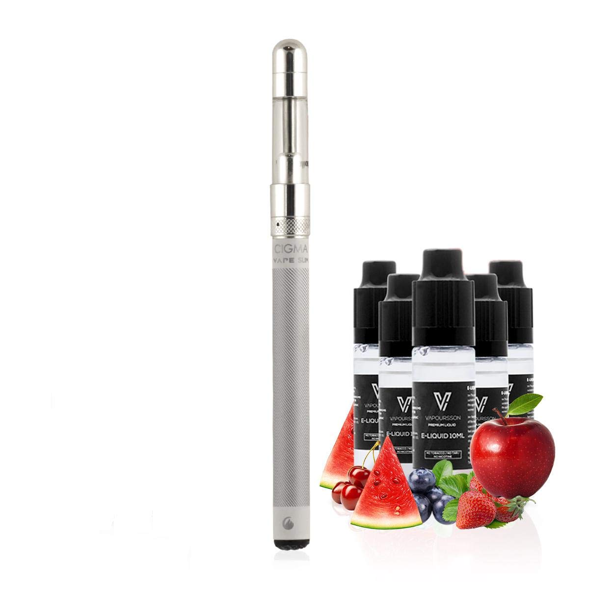 elfbar nachfüll pod läuft aus Cigma Vape | Worlds Slimmest Smallest Refillable Rechargeable E Cigarette  Starter Kit | E Shisha | Rechargeable battery | Refillable Clearomizer |  Vaporizer | Black | Money Back Guarantee