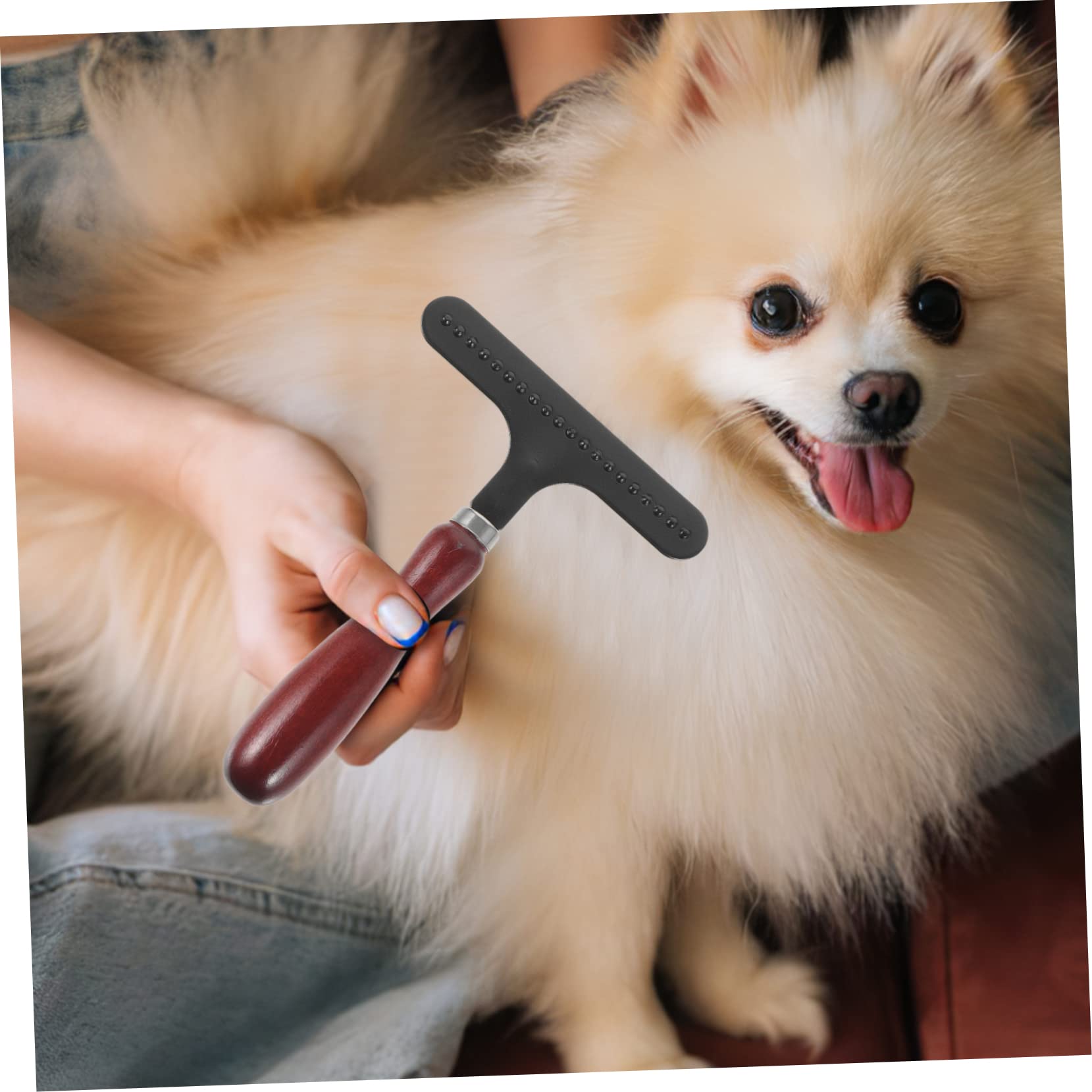 CORHAD Handheld Pet Comb Dog Cat Hair Remover Carpet Rake Pet Grooming Easy Hair Removal