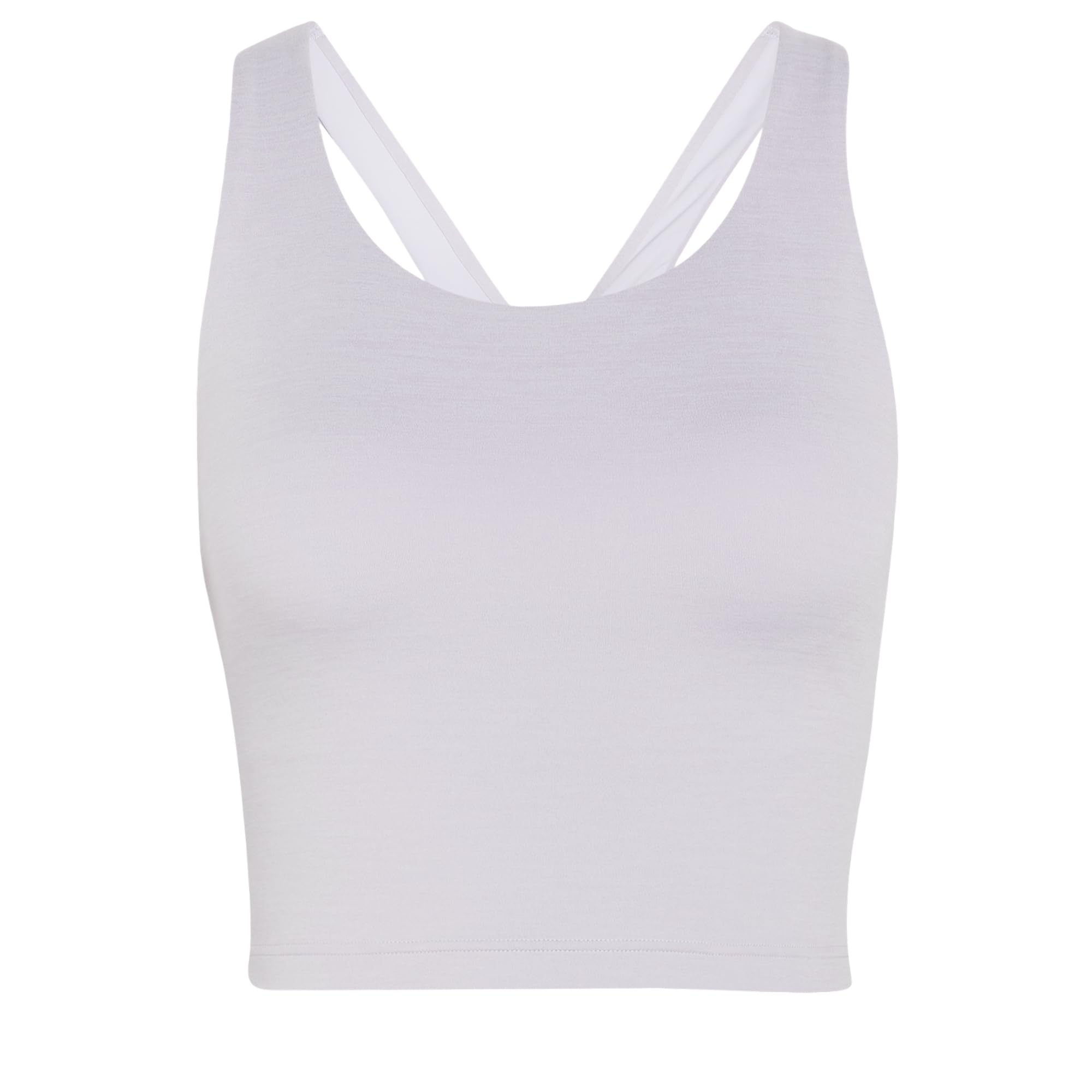 adidas Women's All Me Medium Support Tank Bra, Frozen Purple Mel., XXL